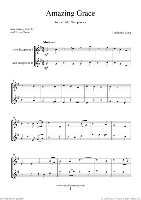 Gospel Hymns For Alto Sax (Alto Sax With Piano Accompaniment)